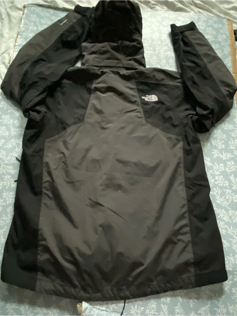 The North Face Men's Black Hooded Rain Jacket